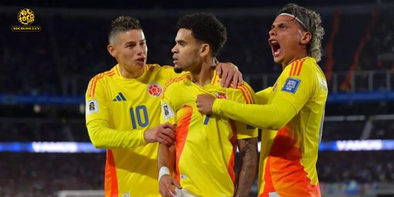 Các ngôi sao Nam Mỹ tự tin hướng tới chiến thắng trong trận Colombia vs Ghana trên Socolive TV